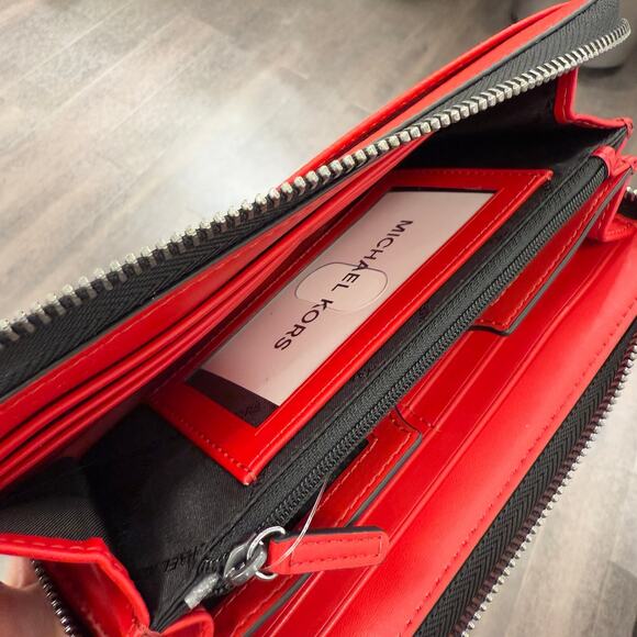 Michael Kors Cooper Tech Zip Around Continental Wallet - Picture 7 of 8